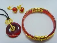 紅瑪瑙手鐲套裝 千年愛戀 常青藤[廠家直供]_金銀珠寶首飾_世界工廠網中國產品信息庫