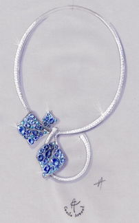 畢業設計系列 珠寶首飾效果圖篇 閃閃惹人愛的珠光寶器